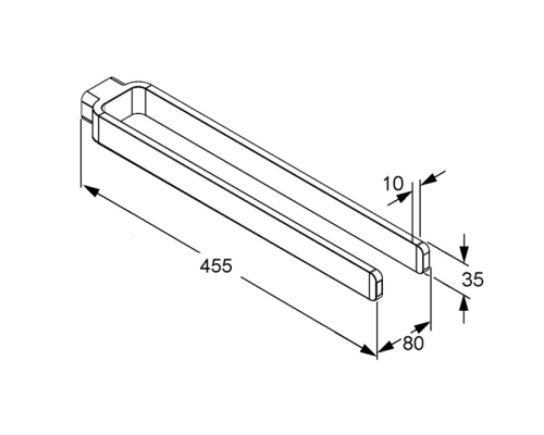 Полотенцедержатель Kludi E2 4997705 двойной Хром
