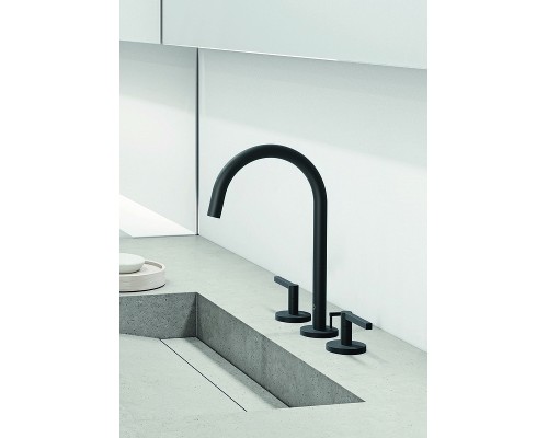 Смеситель для раковины Kludi Nova Fonte Puristic 201433915 Черный матовый