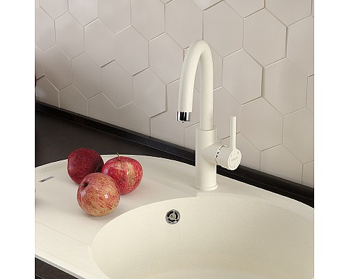 Смеситель для кухни Lemark Comfort LM3073PGS Серый шелк