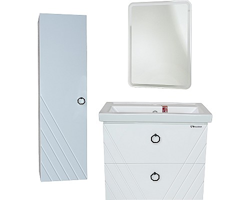 Тумба под раковину Bellezza Альба 60 4631709110019 подвесная Белая