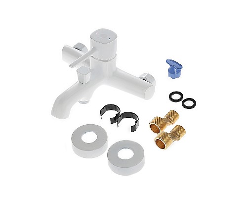 Смеситель для ванны Orange Karl M05-100w Белый