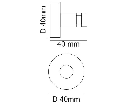 Крючок Webert Rimini RI510401010 Золото