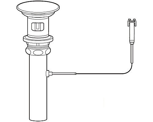 Донный клапан Toto TR VM5D419#XW Белый