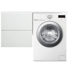 Тумба с раковиной Эстет Dallas Luxe 130 L ФР-00002222 подвесная Белая