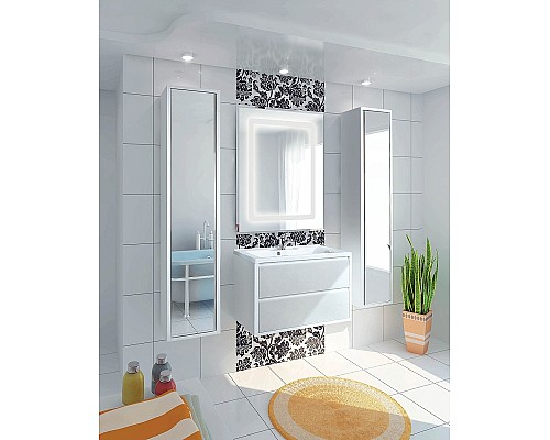 Шкаф пенал Aquaton Римини 30 1A232703RN010 подвесной Белый глянец