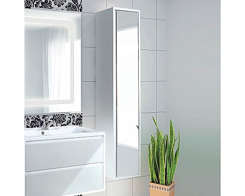 Шкаф пенал Aquaton Римини 30 1A232703RN010 подвесной Белый глянец