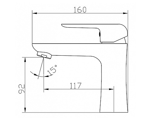 Смеситель для раковины KAISER Glory 69111