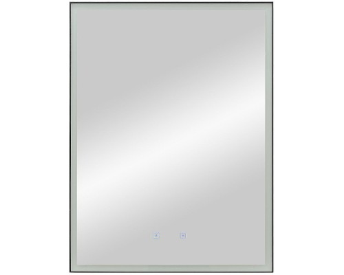 Зеркало Art&Max Arezzo AM-Are-600-800-DS-FC-H-Nero с подсветкой с сенсорным выключателем Черное