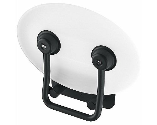 Сиденье для душа Ravak Ovo P II Opal/Black B8F0000057 Прозрачно-белое Черное