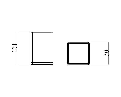 Стакан для зубных щеток Boheme 10961-B-G Черный Золото