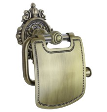 Держатель туалетной бумаги Bronze de Luxe Royal с крышкой Бронза
