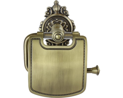 Держатель туалетной бумаги Bronze de Luxe Royal с крышкой Бронза