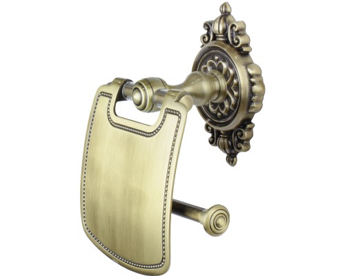 Держатель туалетной бумаги Bronze de Luxe Royal с крышкой Бронза