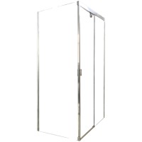 Душевой уголок Cerutti SPA 120x80 Marbella 120-R 7912 профиль Хром стекло прозрачное