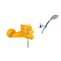 Смеситель для ванны Fiore Kevon Chic 81YX8150 хром желтый