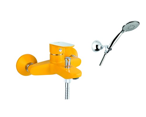 Смеситель для ванны Fiore Kevon Chic 81YX8150 хром желтый