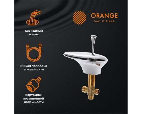 Смеситель на борт ванны Orange Iris Хром