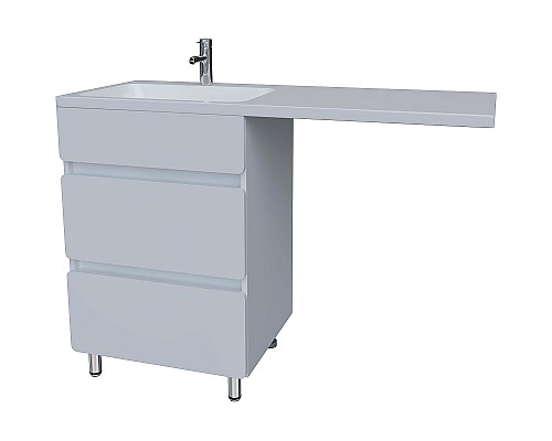 Тумба под раковину Stella Polar Корделия 60 SP-00001040 Белая