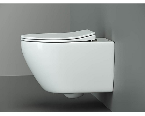 Подвесной унитаз Ceramica Nova PEARL безободковый CN8001