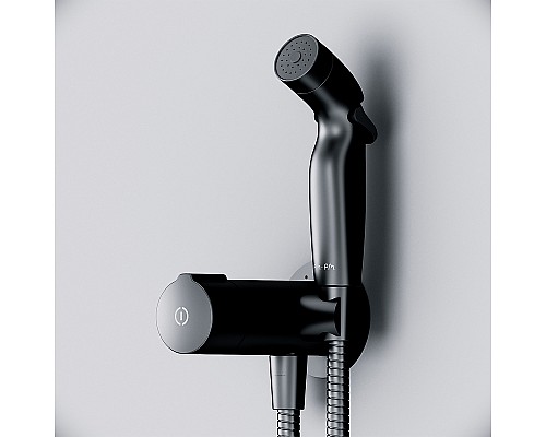 Гигиенический душ со смесителем AM.PM X-Joy F0H85A522 Черный