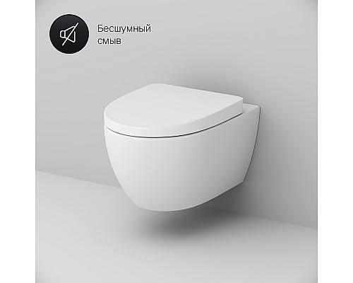 Унитаз AM.PM Awe C111738SC подвесной с сиденьем Микролифт