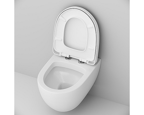 Унитаз AM.PM Awe C111738SC подвесной с сиденьем Микролифт