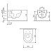 Унитаз AM.PM Awe C111738SC подвесной с сиденьем Микролифт