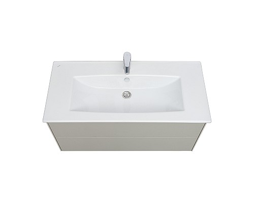 Тумба под раковину Aquaton Сохо 100 1A258201AJ9A0 подвесная Слэйт Галька серая