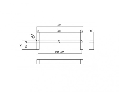 Полотенцесушитель электрический, хром, Margaroli Panorama 681CR
