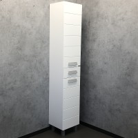 Шкаф пенал Comforty Модена М 35 Белый матовый
