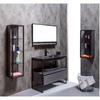 Ящик под консоль Armadi Art Loft 100 Антрацит, 1 полка