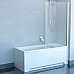 Шторка для ванны Ravak PVS1 79840U00Z1 80 сатин прозрачный