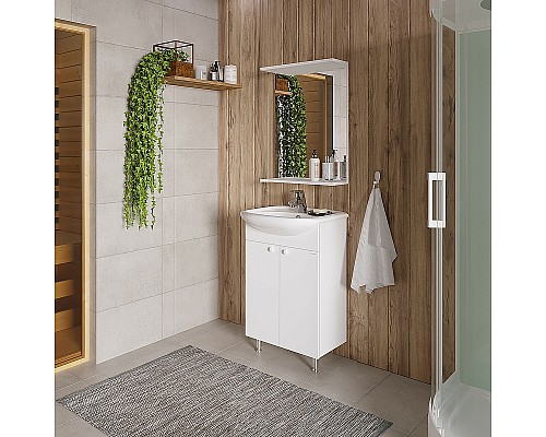 Тумба под раковину Grossman Крит-Эко 50 105005 Белая