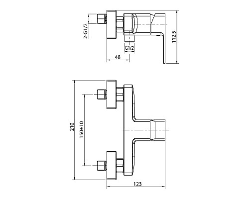 Смеситель для душа Koller Pool Neon