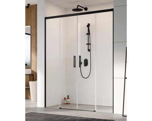 Душевая дверь Idea Black DWD 200 черный/прозрачное 2000x2005