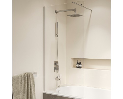 Шторка на ванну RGW Screens SC-050 70x150 351105007-11 профиль Хром стекло прозрачное