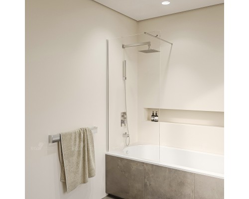 Шторка на ванну RGW Screens SC-050 70x150 351105007-11 профиль Хром стекло прозрачное