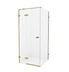 Душевое ограждение NEW TRENDY AVEXA GOLD BRUSHED 100x120x200 EXK-1762 (брашированное золото)