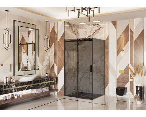 Душевой уголок Ambassador Benefit 140x100 19022203HBB-100HBB Черный