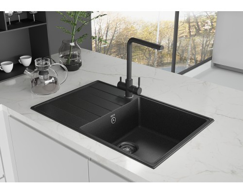 Смеситель для кухни Ulgran Quartz Платина