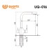 Смеситель для кухни Ulgran Quartz Платина