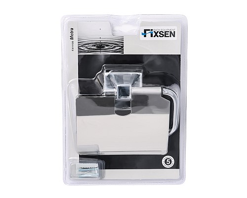 Бумагодержатель FIXSEN Metra с крышкой FX-11110