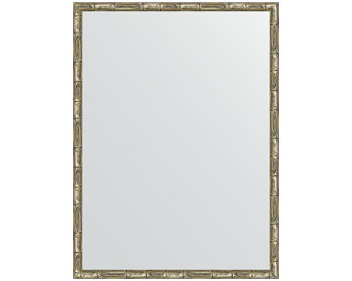 Зеркало Evoform Definite 77х57 BY 0642 в багетной раме - Серебряный бамбук 24 мм