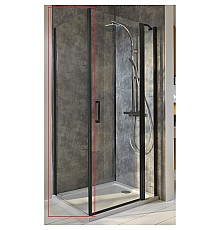 Душевая стенка Jacob Delafon Contra 90 E22FT90-BL Черный матовый