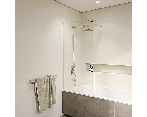 Шторка на ванну RGW Screens SC-051 70x150 351105107-11 профиль Хром стекло прозрачное