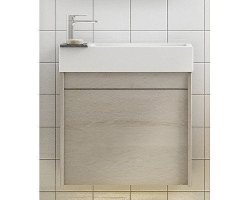 Тумба под раковину Art&Max Family-500-1D-SO-PB подвесная Сканди