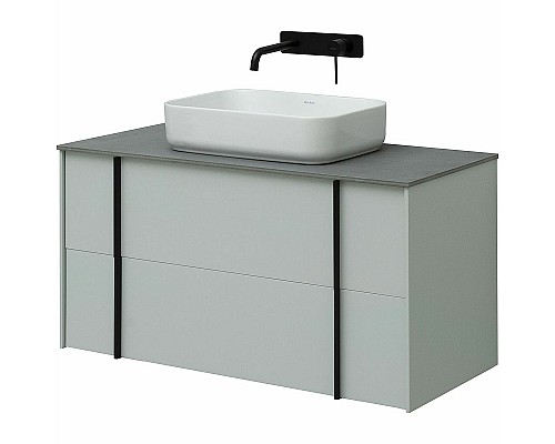 Тумба под раковину Allen Brau Reality 100 1.32007.PWM подвесная Папирус матовый