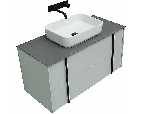 Тумба под раковину Allen Brau Reality 100 1.32007.PWM подвесная Папирус матовый