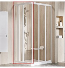Душевая дверь Ravak Supernova ASRV3-90 198 профиль Белый стекло Transparent