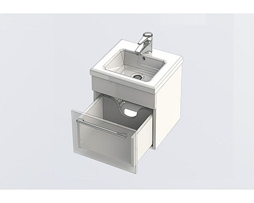 Тумба под раковину Aquanet Нота 40 159137 подвесная Белая